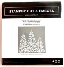 Stampin Up Painted Trees 3D Embossing Folder *Brand New*