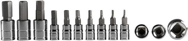 SAE Hex Bit Socket Set 13-Piece Set S2 Steel - Image 3 of 4