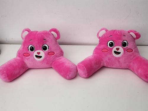 My Life As Pink Cheer Bear Care Bears 2 almohadas de salón para muñecas de 18" tamaño muñeca - Imagen 2 de 8