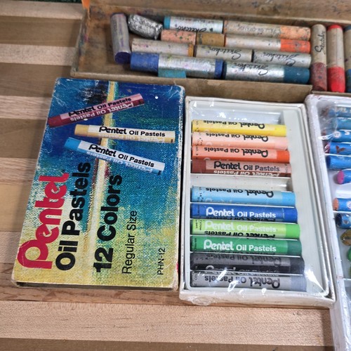 Lot of 3 vintage pastels - Nupastel Color Sticks & Weber Oil Pastels - Picture 3 of 7