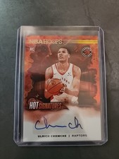 2024-25 Panini Nba Hoops Hot Signatures Rookies Ulrich Chomche #HSR-ULR Raptors