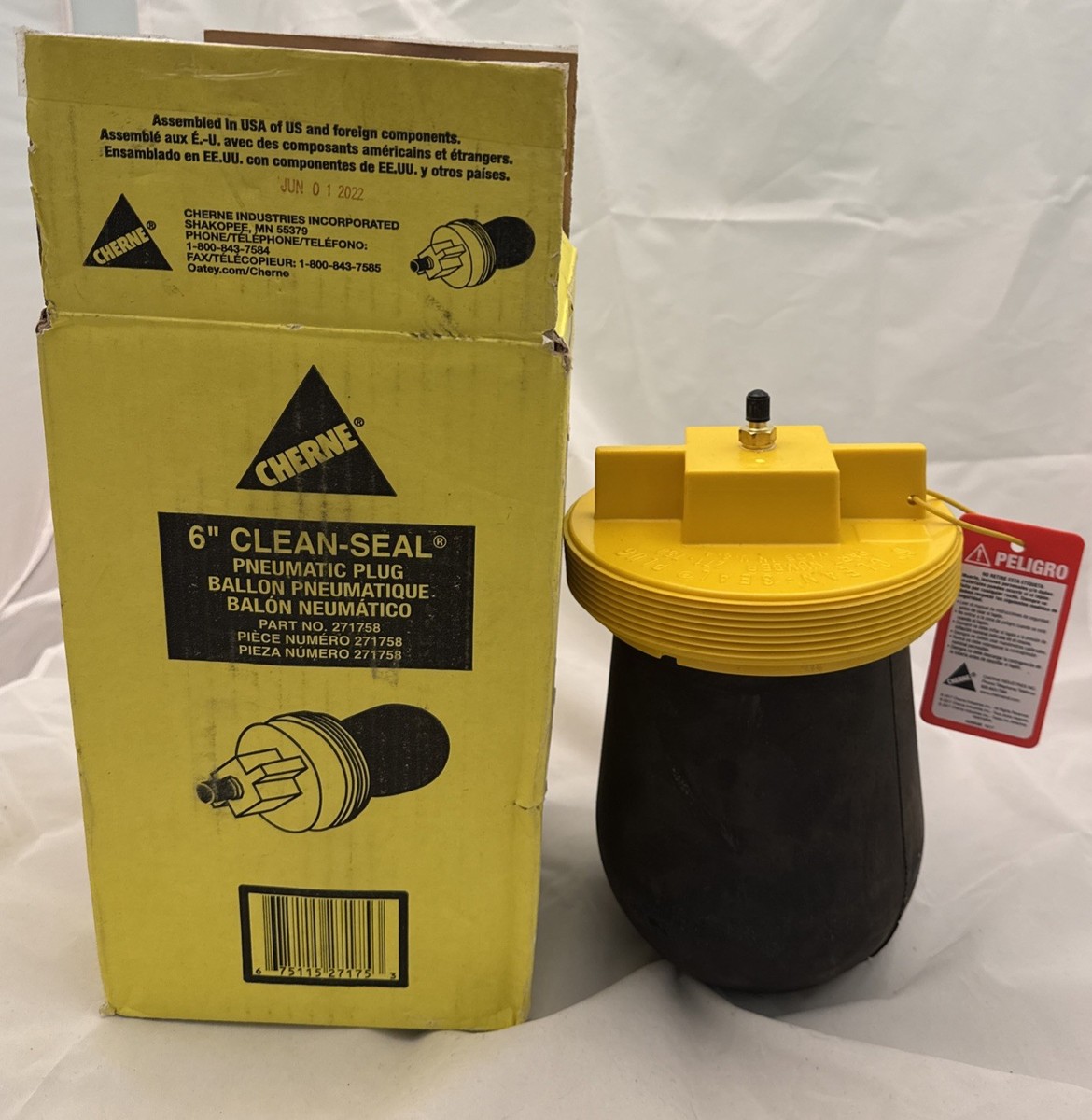 Cherne Industries 271758 Pneumatic Test Ball Plug 6 Clean Seal | eBay