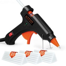 20W Hot Glue Gun with 60 Sticks for DIY Crafts Quick Repairs in the home office