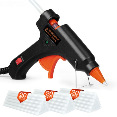 #ad #ad 20W Hot Glue Gun with 60 Sticks for DIY Crafts Quick Repairs in the home office $9.79
