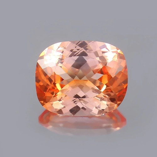 Zafiro Padparadscha corte cojín 13,30 quilates certificado tesoro de Sri Lanka - Imagen 2 de 4
