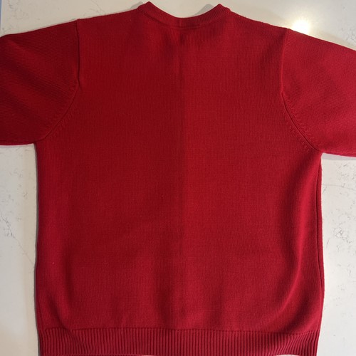 Cardigan Talbots vintage donna piccolo maglione lana rosso bottoni oro Heritage - Foto 4 di 4