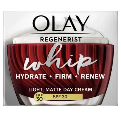 Olay Regenerist Whip, Hydrate, renew, Light Matte Day Cream SPF30 50ml