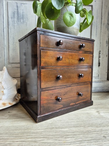 Antique Collectors Drawers, Antique Miniature Drawers, Antique Victorian Cabinet - Picture 1 of 23