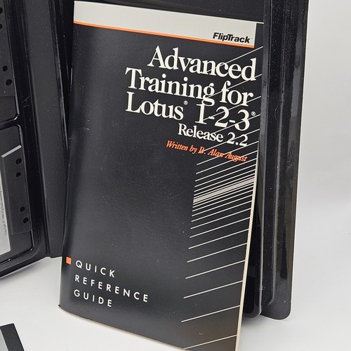 Lotus 1-2-3 Advanced Training Audiocassettes Reference Guide Data FloppyDisc 2.2 - Afbeelding 9 van 13