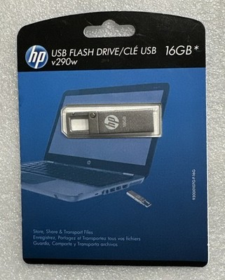 NEW Sealed Hewlett-Packard HP USB Flash Drive/Clé USB 16GB v290w