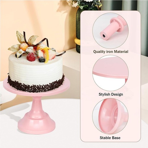 3 Pcs Metal Cake Stand Set 8/10/12 inch Dessert Table Display Perfect for Bab... - Bild 3 von 8