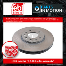 Image of 2x Brake Discs Pair Vented fits VAUXHALL ASTRA G, H Front 1998 on With ABS 280mm