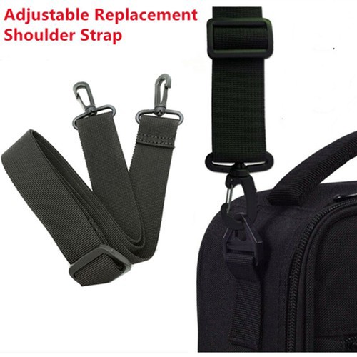 Replacement Shoulder Strap with Clip Hooks for Briefcase Duffel Laptop Case - Picture 6 of 24