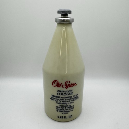 Vintage Old Spice Fresh Scent Cologne 4.25 fl oz – 1993 Shulton Reference – - Picture 2 of 7