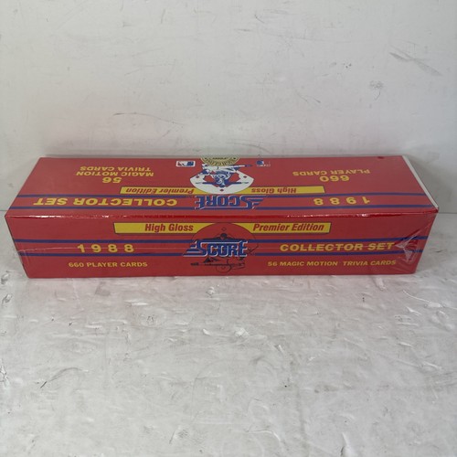 Nuevo de Lote Antiguo 1988 Puntuación Brillante Tiffany Juego de Béisbol Sellado de Fábrica SIN ABRIR #1676 ✅ - Imagen 7 de 11