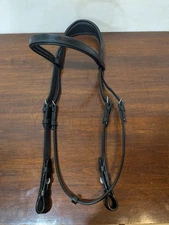 SmartPak Harwich Ergonomic English Cob-Sized Bridle Black Leather