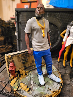 RARE Nipsey Hussle PLA Statue Handcrafted and Painted HIP HOP ICON collectible