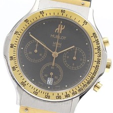 HUBLOT MDM 1620.2 Chronograph Date black Dial Quartz Men's Watch_914569