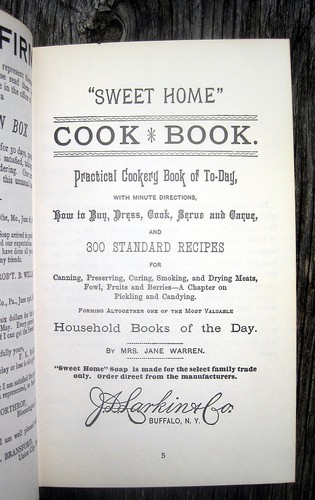 ANTIQUE COOKBOOK Sweet Home 1888 Pastry Confectionery Candy Making Preserves etc - Picture 2 of 3