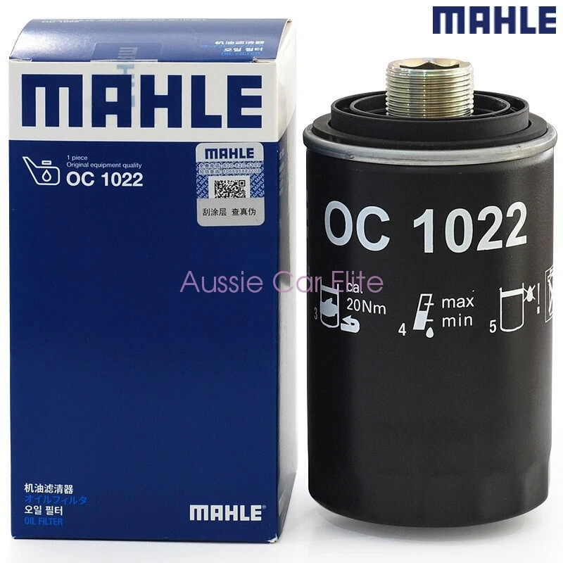 06J115403 3* OEM Mahle Oil FIlter for 2008-16 VW JETTA Audi A4 Skoda Octavia 2.0 - Imagem 2 de 4