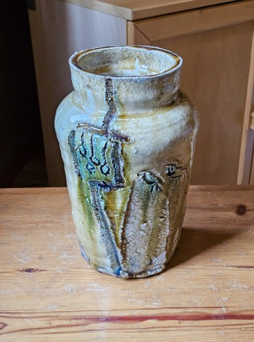 Shugo Takauchi large kiseto vase | Japanese pottery | Ikebana flower vase - Picture 4 of 24