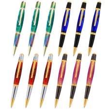 Viceroy Pen Kit 12 Piece Gold Variety Pack, Legacy Woodturning