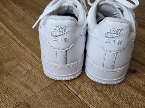 Nike Air Force 1 Supreme men's white trainers size UK 7.5 - Picture 8 of 19