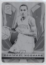 2013-14 Panini Spectra Printing Plate Black 1/1 Brandon Jennings #69 5w7