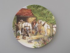 Royal Doulton Old Country Crafts - The Blacksmith China Collector Plate. 1 Item
