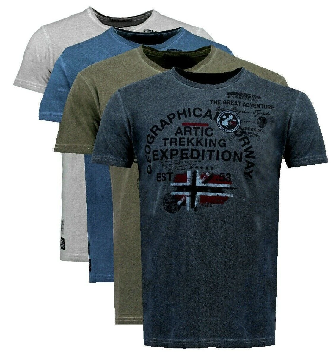 Magliette da uomo Geographical Norway