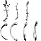Stainless Steel Handheld Full Body Massager Wand Prostate Toy Stimulate Massage