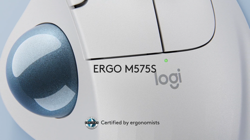 Logitech ERGO M575S Wireless Trackball Mouse – Logi Bolt, Quiet Click, Black - Video 1 of 1