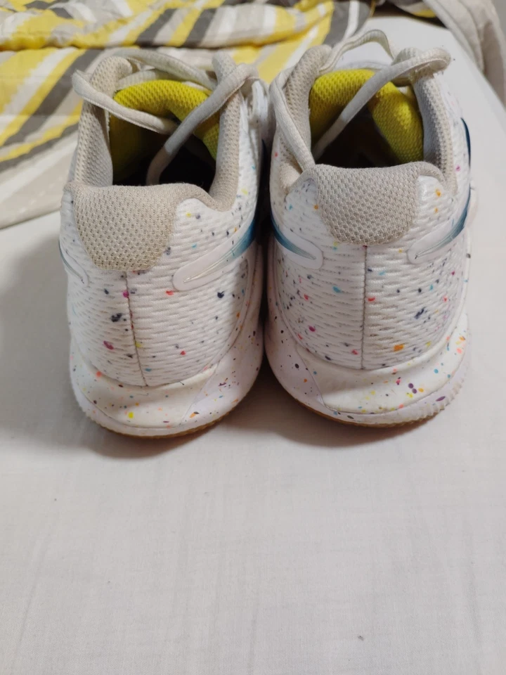 Nike Court Air Zoom Vapor X HC Sneakers Speckled AA8027-109 White Pink sz 8 - Image 3 of 4