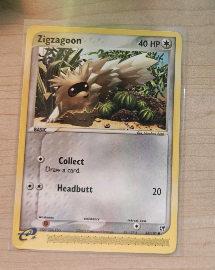 Pokemon TCG Zigzagoon 85/100 Sandstorm Regular Mint Card