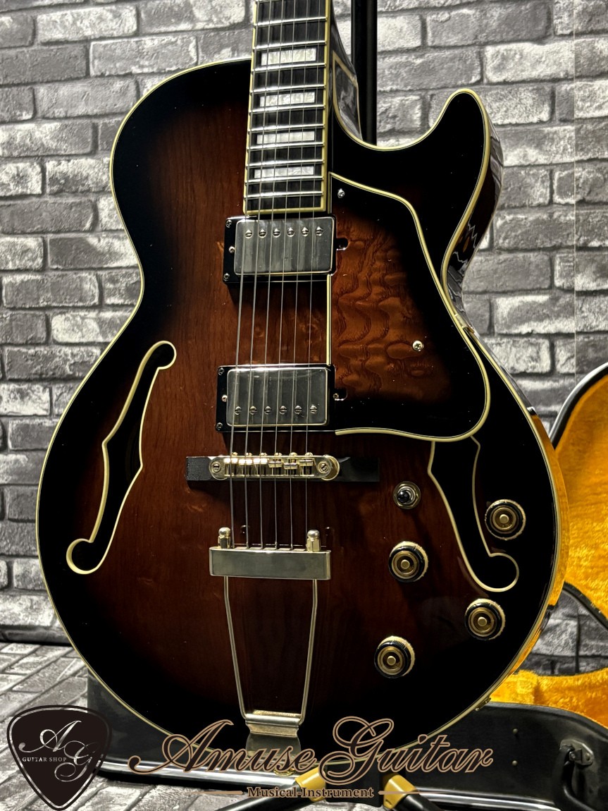 Ibanez AG95QA # DBS Dark Brown Sunburst 2018 Artcore