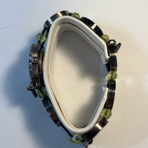 Reloj Pulsera Mujer Cuarzo Nueva Batería Boho Virtue Tono Plata Boca Clásico - Imagen 5 de 12
