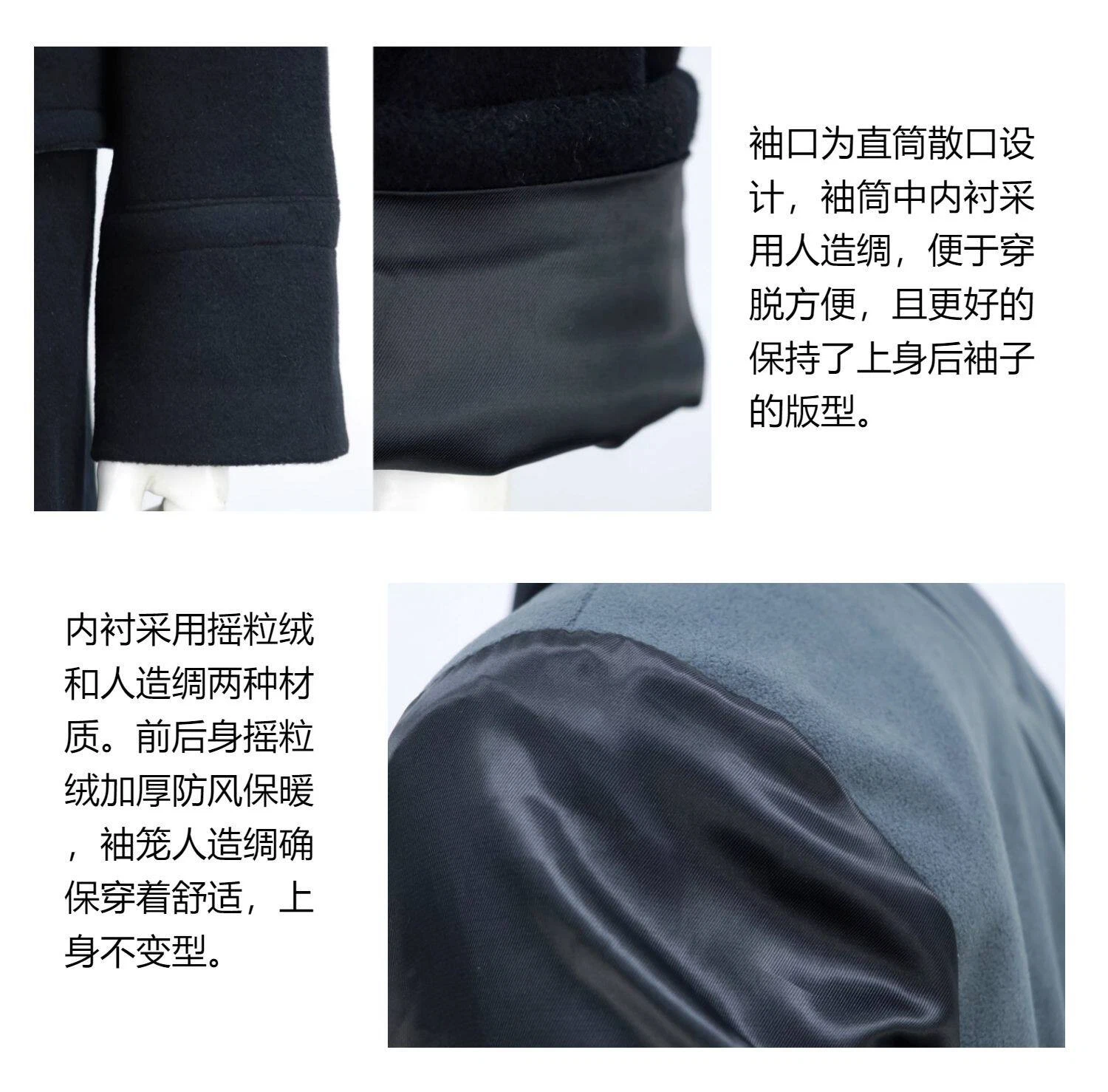 Cold Resistant Replica Soviet Navy M69 Winter Black 12-Button Woolen Overcoat image 12