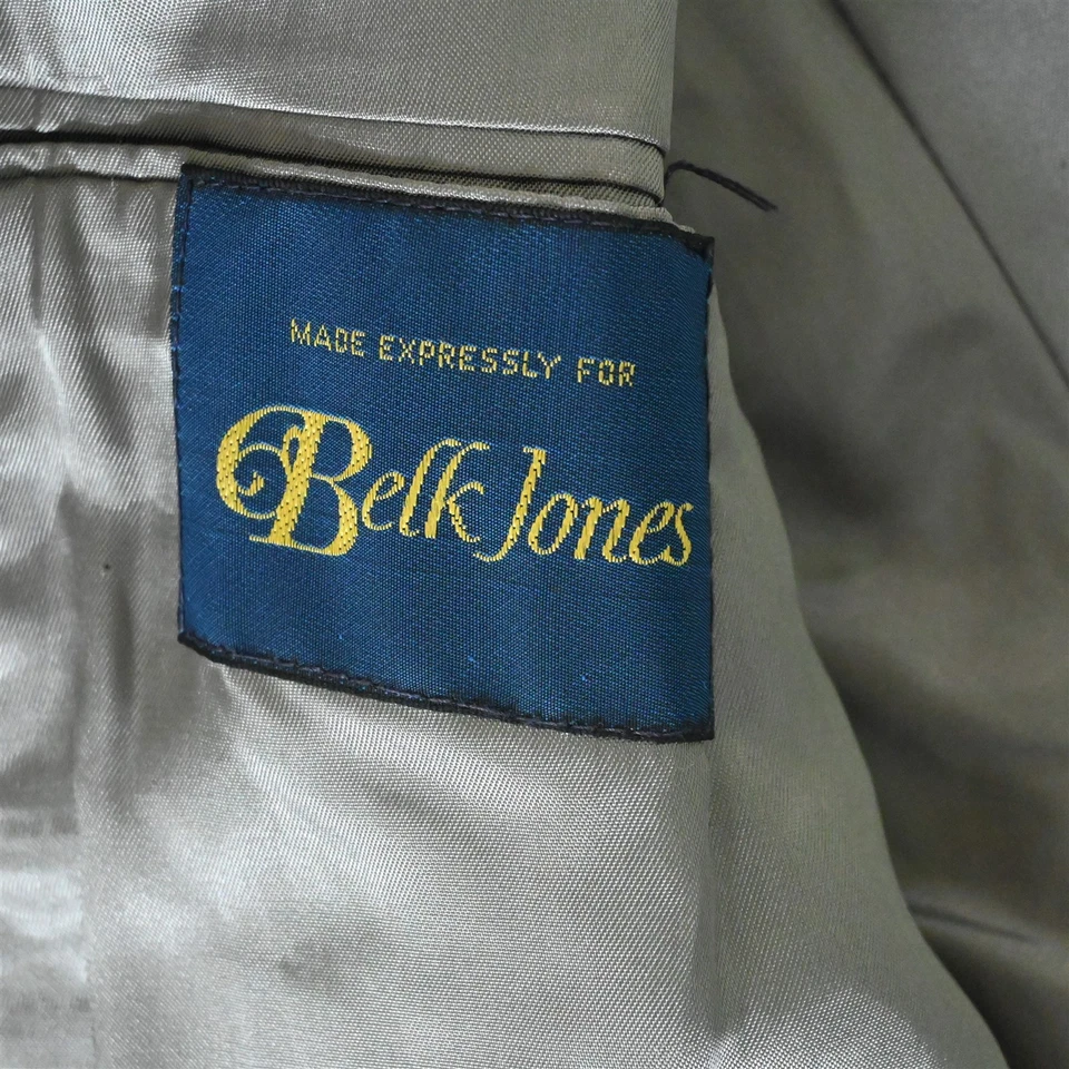 Vtg 42L Gray Houndstooth Check USA Made Mens Blazer Jacket Sport Coat - Image 4 of 4