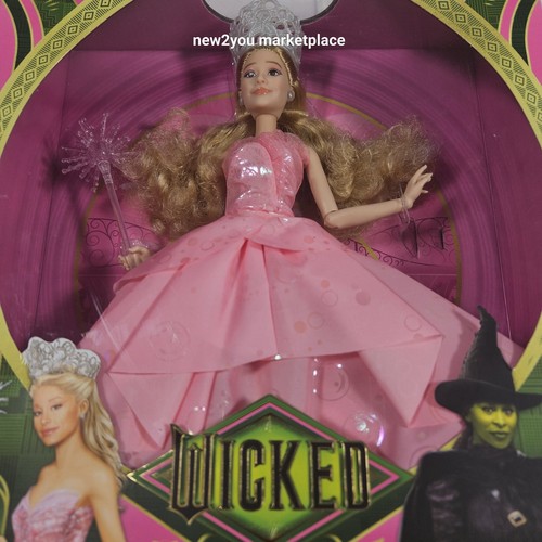 Mattels Wicked 11" Deluxe "Glinda" Modepuppe & Zubehör mit Krone & Zauberstab - Bild 3 von 7