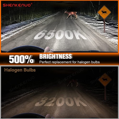 2pc H4 LED Headlight Bulb C6 For Honda VTX 1300 C R RETRO VTX 1800 C R S N RETRO - Picture 10 of 12