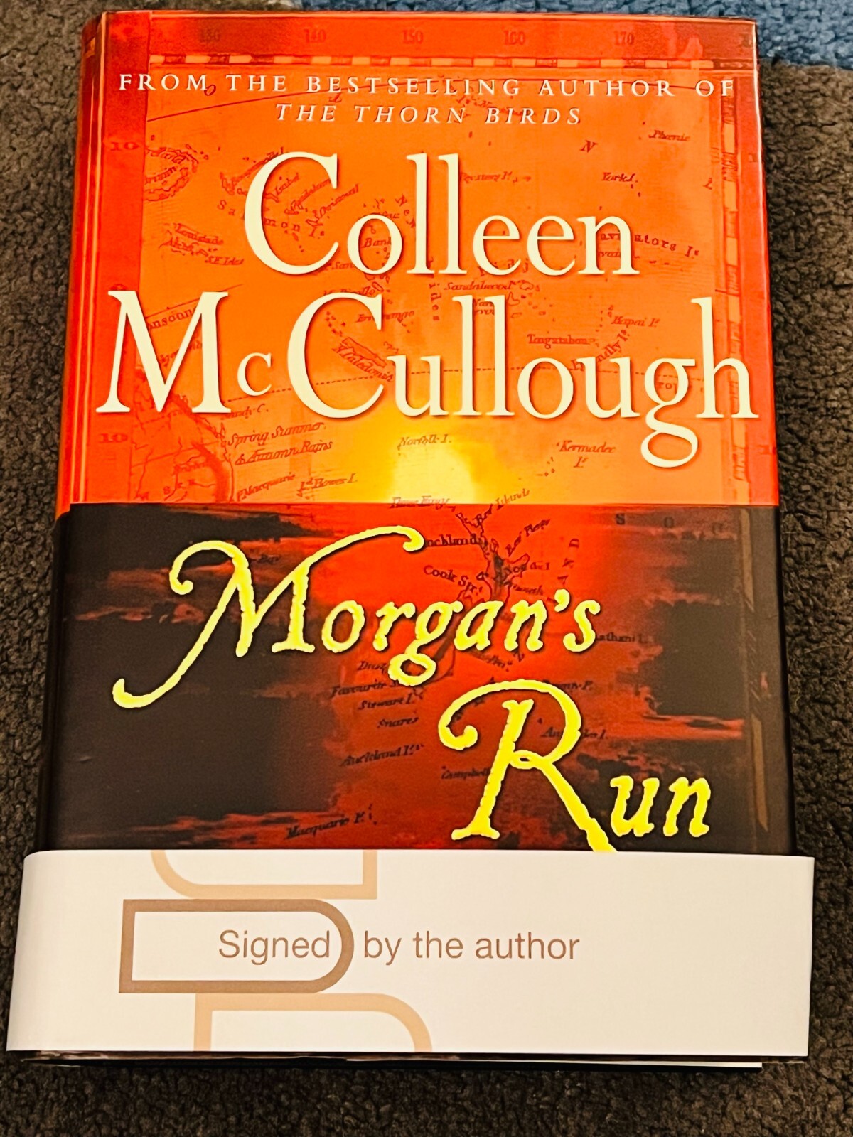 MORGAN'S RUN by COLLEEN McCULLOUGH - signed by the author (SB1290)