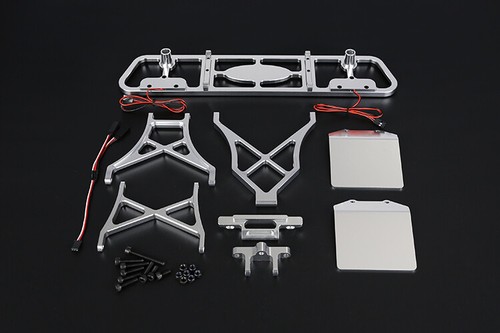 Kit de parachoques trasero de aluminio para 1/5 Losi 5ive T, KMX2, ROVAN LT - Imagen 4 de 12