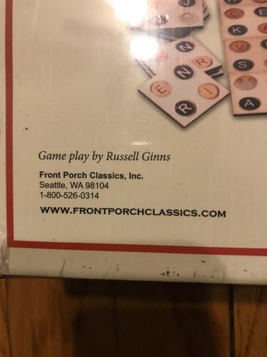 Wordspot Hidden Word Board Game Discovery Edition Front Porch Classics Sealed - Picture 8 of 9