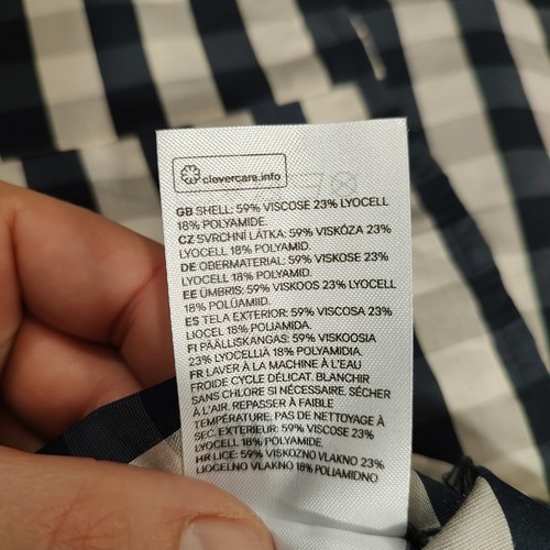 NEW H&M Black Gingham Lightweight Mini Shift Dress Women Size Small - Picture 12 of 14