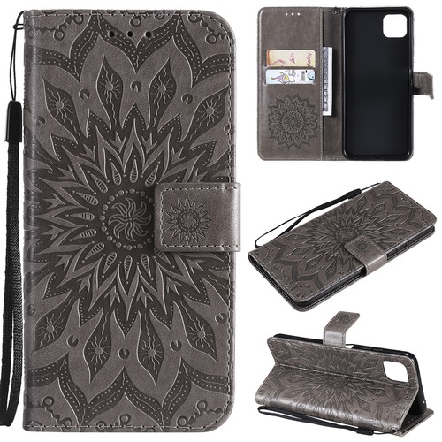Flower Pattern PU Leather Flip Wallet Case Cover for Samsung S21 S20 S9 S10 Plus - Picture 14 of 20