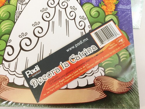 INVENTORY LIQUIDATION!! 50 COLORING PADS ! CATRINA DAY OF THE DEAD - Picture 3 of 5