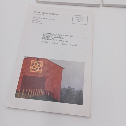 Appalachian Heritage, 4 periodicals from Berea College 4 Seasons Of 2010 Very Go - Bild 6 von 9