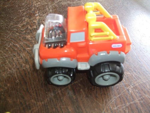 1 The Little Tikes Co 6600 Truck,1 Blue Car & 1 Recovery Truck Box TG - Picture 4 of 9