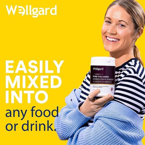 Polvo hidrolizado de colágeno puro Wellgard | estándar de oro y 100% puro - 400 g - Imagen 5 de 6