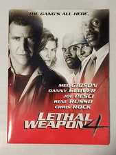 LETHAL WEAPON 4 MOVIE PRESS KIT W/ PHOTO MEL GIBSON DANNY GLOVER